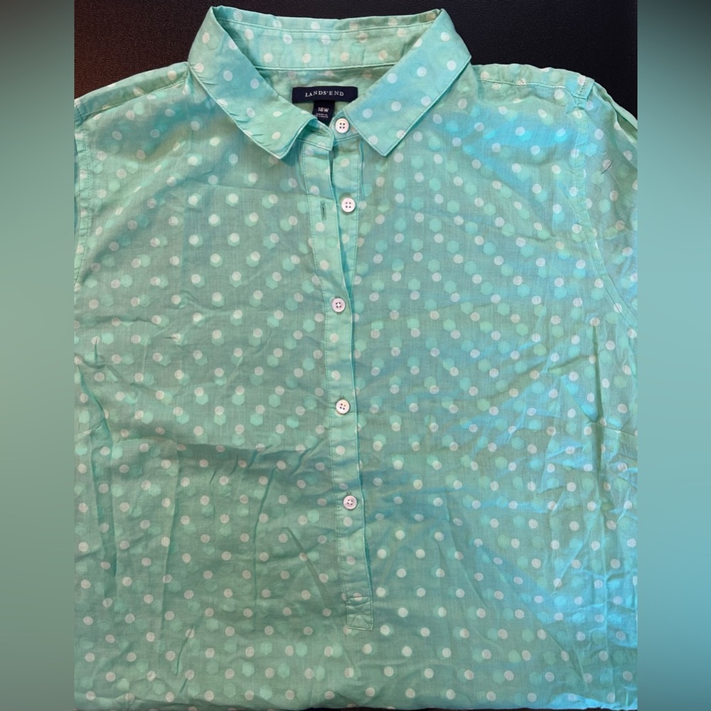 Lands End tunic top